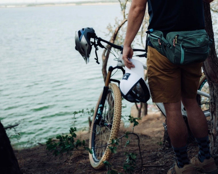 mountain biking hat, trucker hat